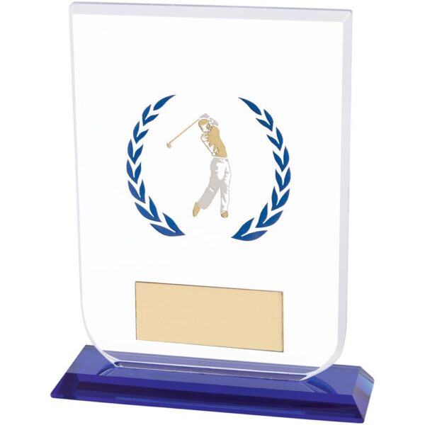 Gladiator Male Golf Glass Award - Cornish Custom Creations