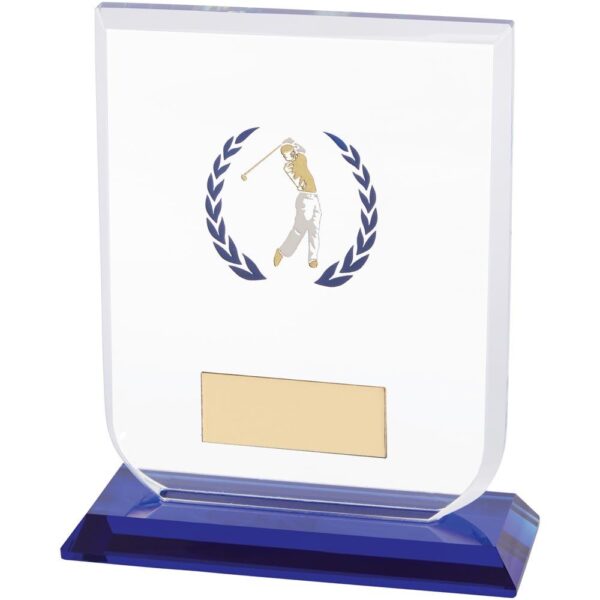 Gladiator Male Golf Glass Award - Cornish Custom Creations