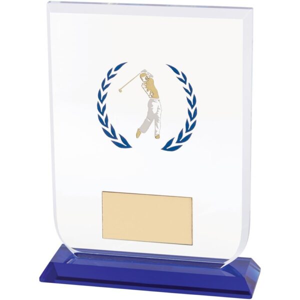 Gladiator Male Golf Glass Award - Cornish Custom Creations