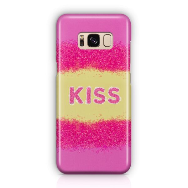 Glam Kiss Design with Name - Galaxy 3D Custom Phone Case - Cornish Custom Creations