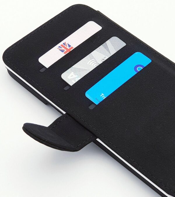 Glossy Dots Pattern with Initials | iPhone Wallet Case - Cornish Custom Creations