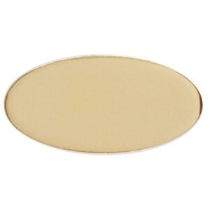 Gold Oval Plate 40x20mm - Cornish Custom Creations