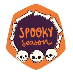 Halloween Falcon Sticker Design D - Cornish Custom Creations