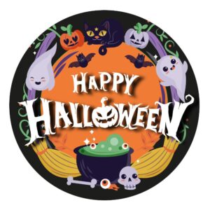 Halloween Medal Sticker Design B - Cornish Custom Creations