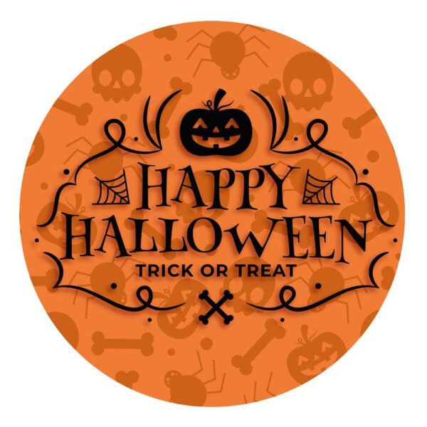 Halloween Medal Sticker Design C - Cornish Custom Creations