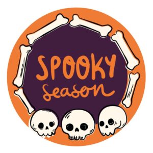 Halloween Medal Sticker Design D - Cornish Custom Creations