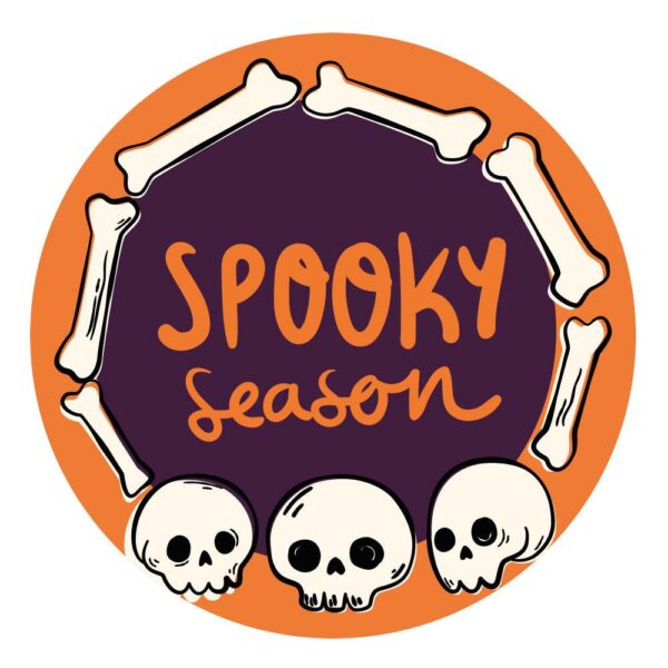 Halloween Medal Sticker Design D - Cornish Custom Creations