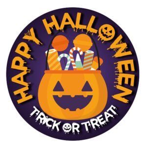 Halloween Medal Sticker Design G - Cornish Custom Creations