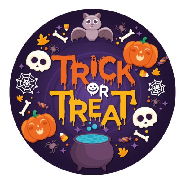 Halloween Medal Sticker Design H - Cornish Custom Creations