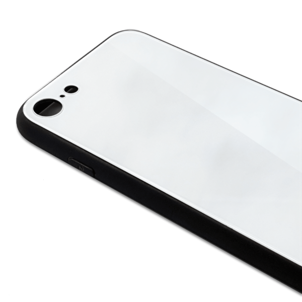 Hollow ZigZag Pattern with Text - iPhone Glass Phone Case - Cornish Custom Creations