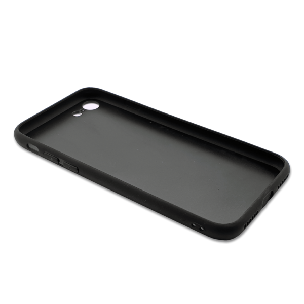 Hollow ZigZag Pattern with Text - iPhone Glass Phone Case - Cornish Custom Creations