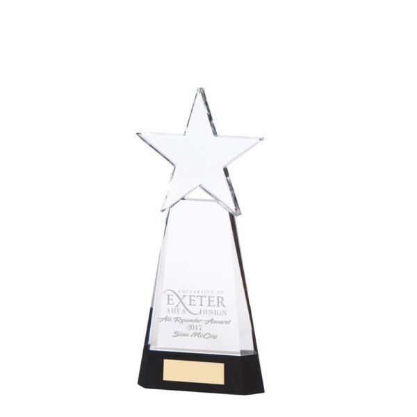 Houston Crystal Award - Cornish Custom Creations