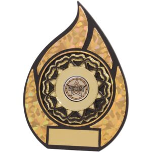 Inferno Multisport Plaque Black & Gold - Engrave Express