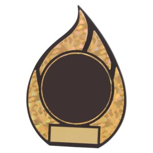 Inferno Plaque Black & Gold - Cornish Custom Creations
