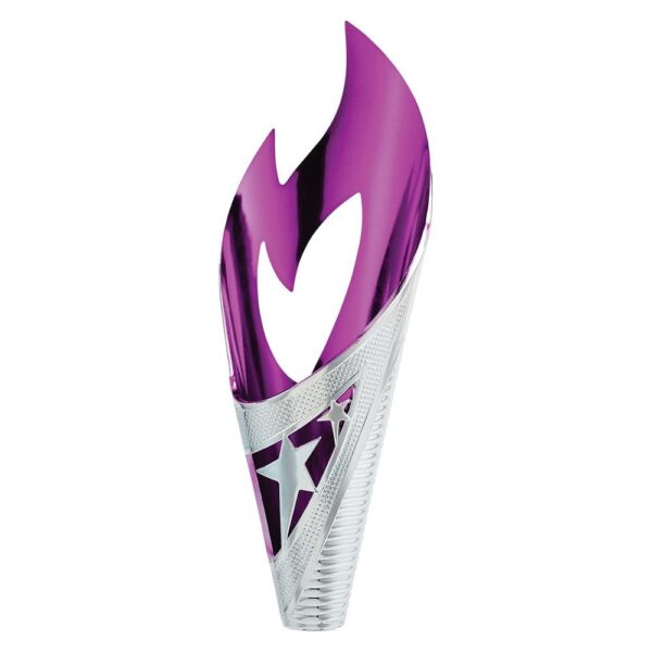 Inferno Plastic Cup Silver & Purple - Cornish Custom Creations