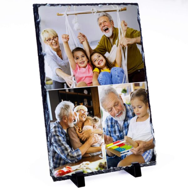 Large Personalised Photo Slate - 20x30 cm - Cornish Custom Creations