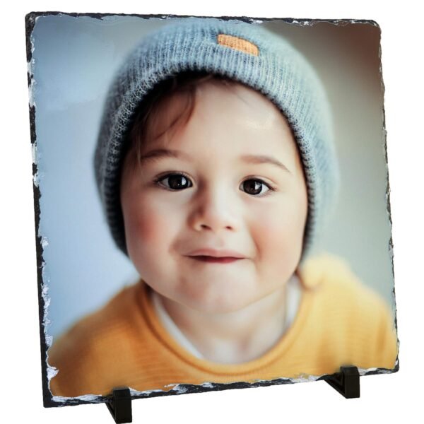 Large Photo Slate 30x30 cm - Cornish Custom Creations