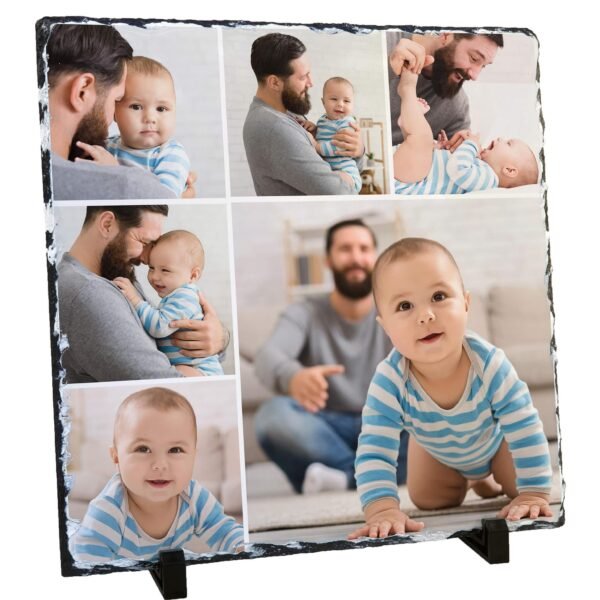 Large Photo Slate 30x30 cm - Cornish Custom Creations