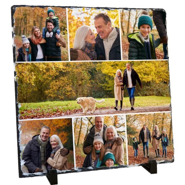 Large Photo Slate 30x30 cm - Cornish Custom Creations