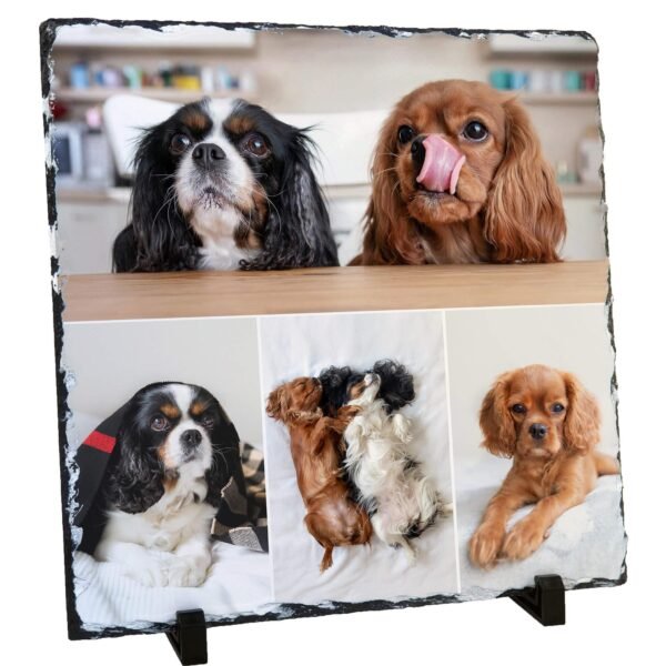 Large Photo Slate 30x30 cm - Cornish Custom Creations