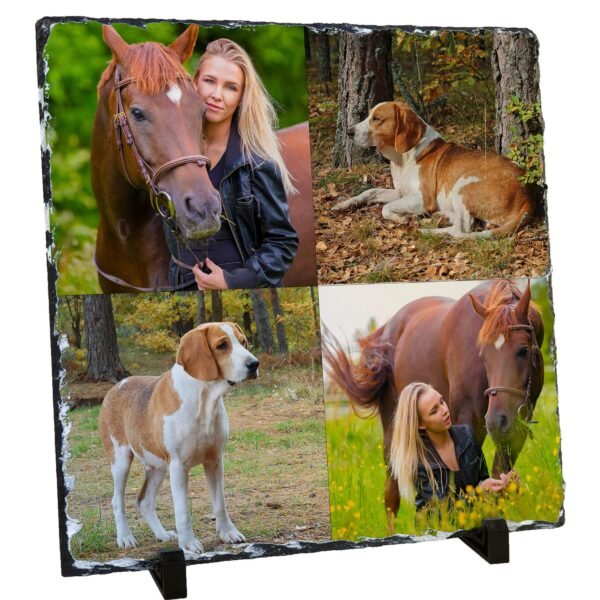 Large Photo Slate 30x30 cm - Cornish Custom Creations