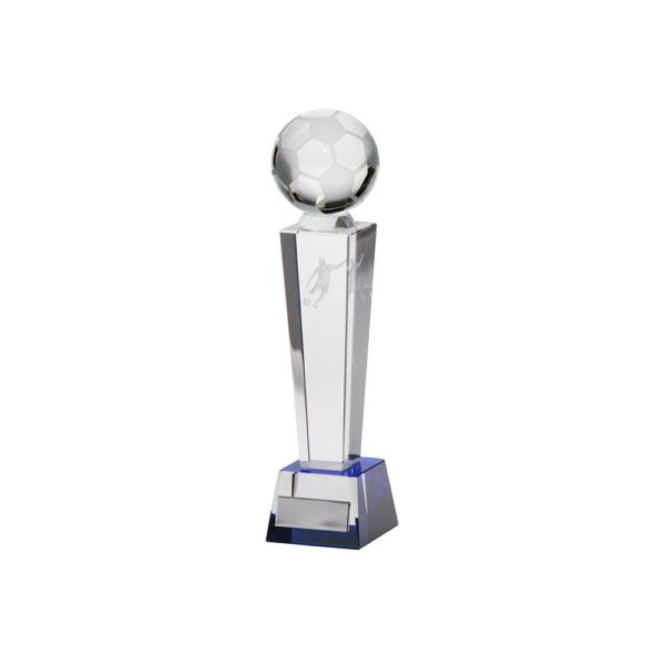 Legend Tower Crystal Football Award - Cornish Custom Creations
