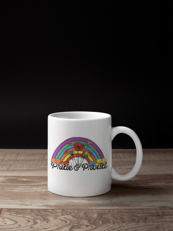 LGBT 'Pride & Proud' Mug - Cornish Custom Creations