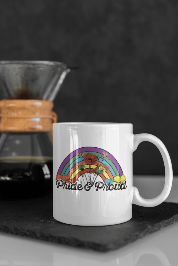 LGBT 'Pride & Proud' Mug - Cornish Custom Creations