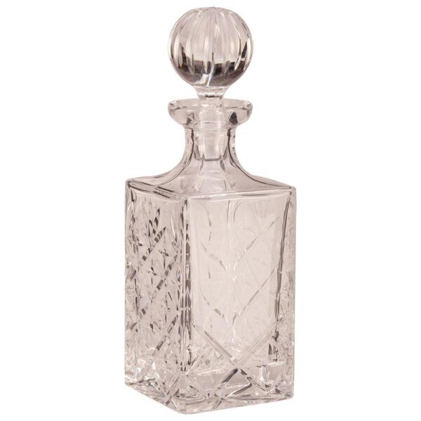 Lindisfarne Saint Bede Crystal Decanter - Cornish Custom Creations