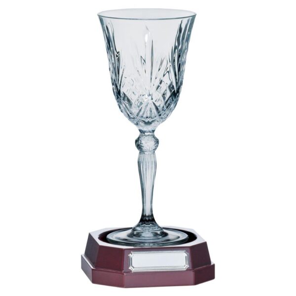 Lindisfarne St Joseph Crystal Wine Glass - Cornish Custom Creations