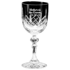 Lindisfarne Suna Crystal Wine Glass - Cornish Custom Creations