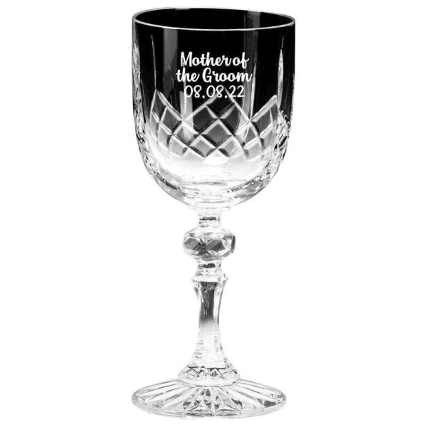 Lindisfarne Suna Crystal Wine Glass - Cornish Custom Creations