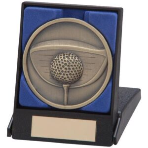 Links Series Golf Driver Medal In Box - Cornish Custom Creations