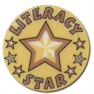 Literacy Star 25mm - Cornish Custom Creations