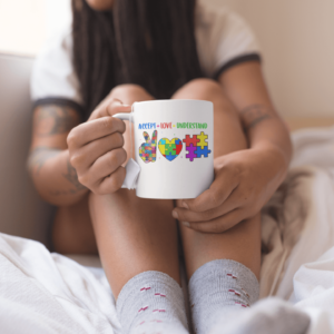 Love, Accept, Understand' Autism Supporter Mug - Cornish Custom Creations