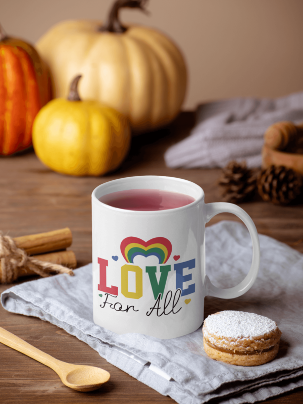 LOVE for all' Inspirational Mug - Cornish Custom Creations