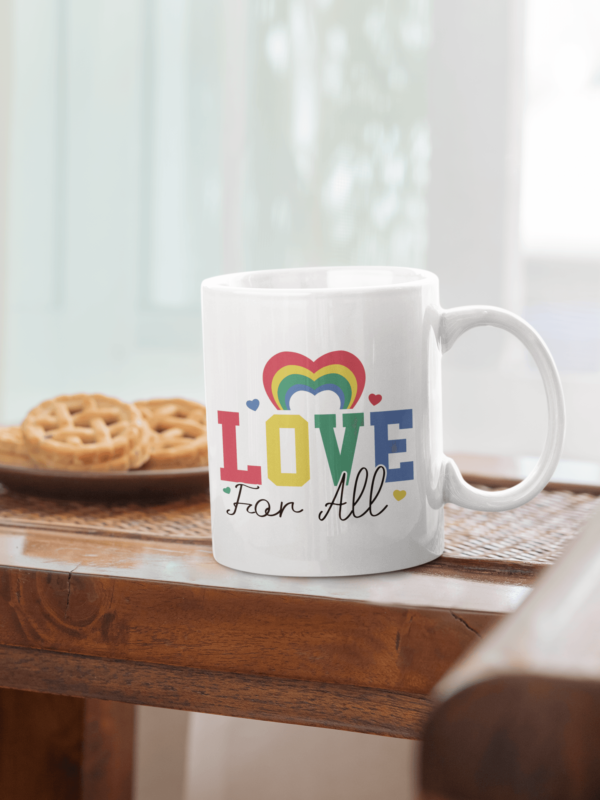 LOVE for all' Inspirational Mug - Cornish Custom Creations