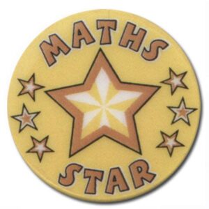 Maths Star 25mm - Cornish Custom Creations