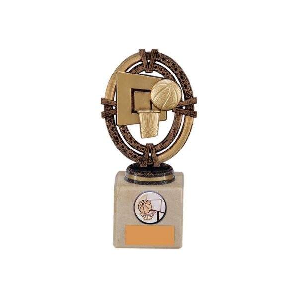 Maverick Legend Block Basketball Bronze - Engrave Express