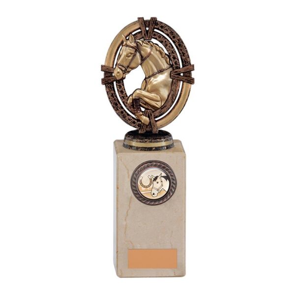 Maverick Legend Block Equestrian Bronze - Engrave Express