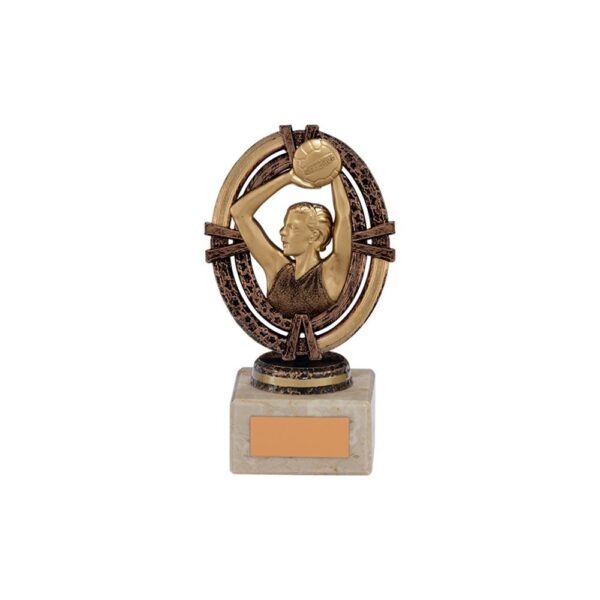 Maverick Legend Block Netball Bronze - Cornish Custom Creations