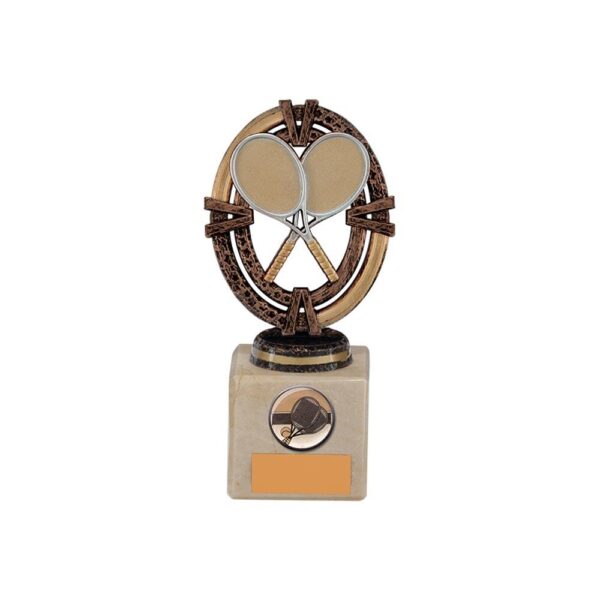 Maverick Legend Block Tennis Bronze - Engrave Express