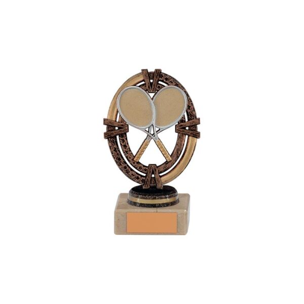 Maverick Legend Block Tennis Bronze - Engrave Express