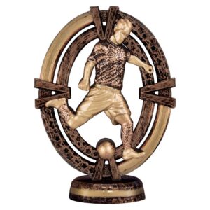 Maverick Rapid 2 Football Figure Holder Bronze - Cornish Custom Creations