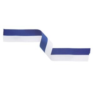 Medal Ribbon Blue & White - Cornish Custom Creations