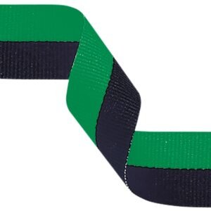 Medal Ribbon Green & Black - Cornish Custom Creations