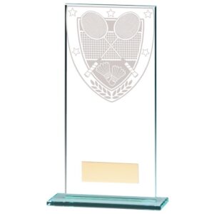 Millennium Badminton Jade Glass Award - Engrave Express