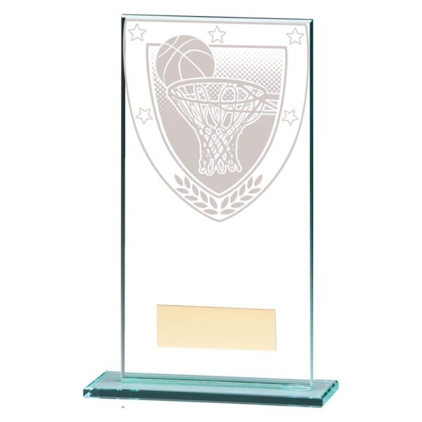Millennium Basketball Jade Glass Award - Engrave Express
