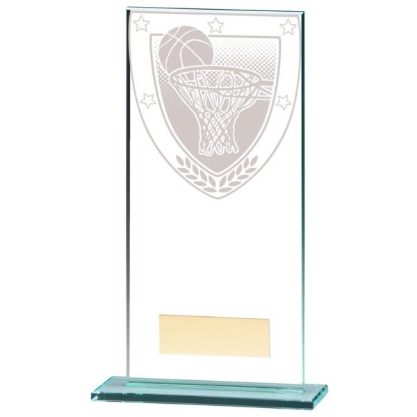 Millennium Basketball Jade Glass Award - Engrave Express