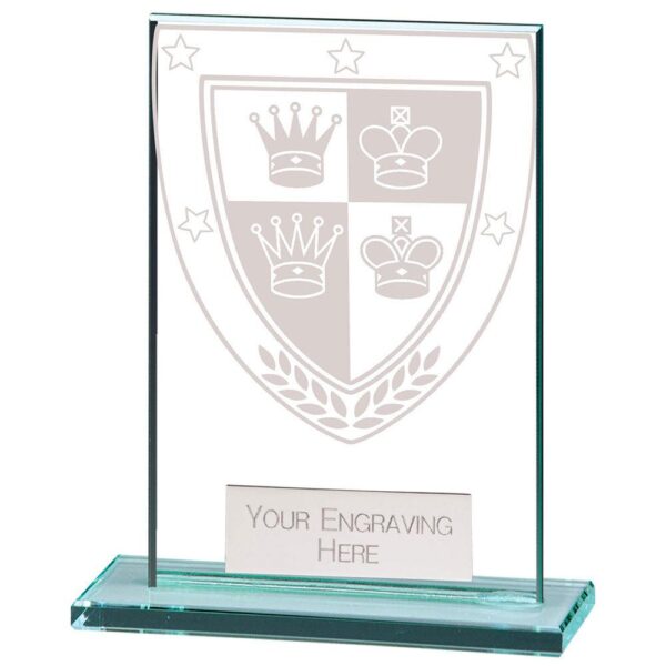 Millennium Chess Jade Glass Award - Engrave Express